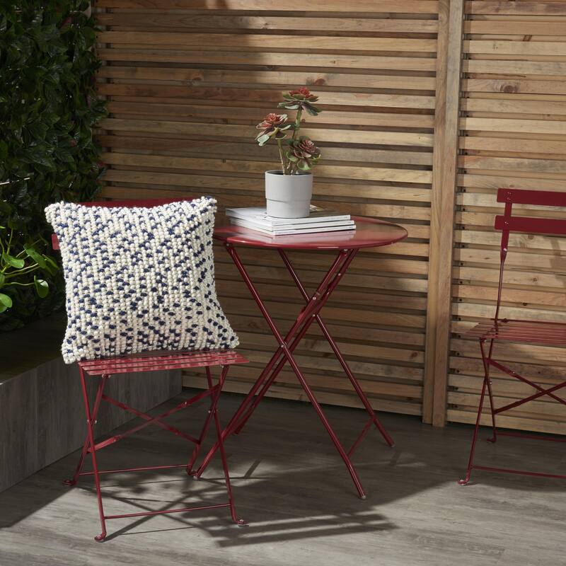 Cartier Outdoor Pillows Loop Dots Throw Pillow by Havenside Home