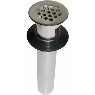American Standard Grid Drain 1-1/4" Tailpiece with Overflow - Chrome
