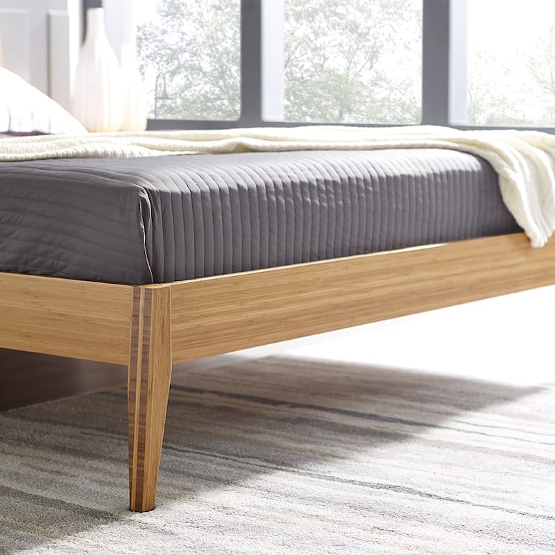 Tristan King Platform Bed, Golden
