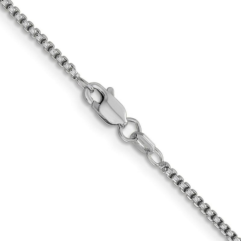 Curata 14k Yellow Gold 1.5mm Hollow Round Box Chain Necklace Options: 16 18 20 22 24 26 28 30