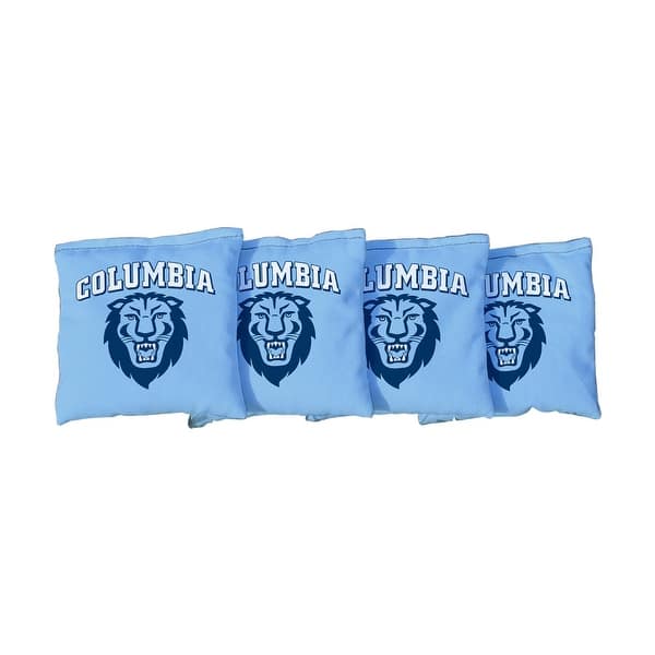 slide 2 of 3, Columbia University Lions Light Blue Cornhole Bags All-Weather Resin Filled