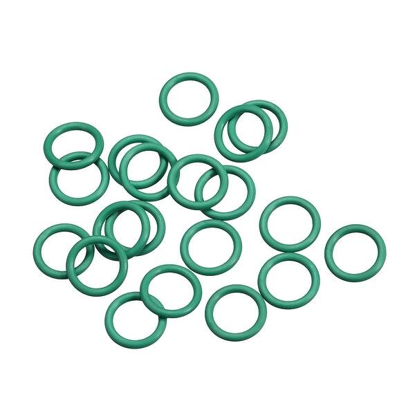 1 mm Width 10-Piece Black Sealing Gasket 11 mm Outer Diameter 9 mm Inner Diameter O-Rings of Fluorine Rubber