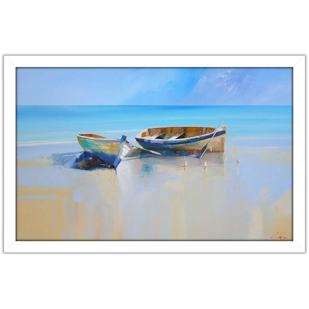 "Afternoon Gulls" by Craig Trewin Penny Print on Acrylic