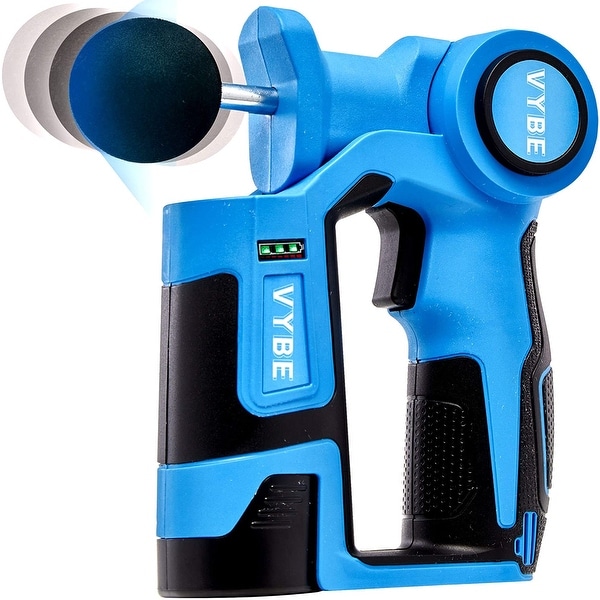 Vybe Percussion Massage Gun Handheld Brushless Electric Body Massager - Blue. Opens flyout.