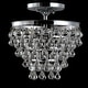 preview thumbnail 23 of 24, Gabrielle Metal/Crystal LED Flush Mount, by JONATHAN Y