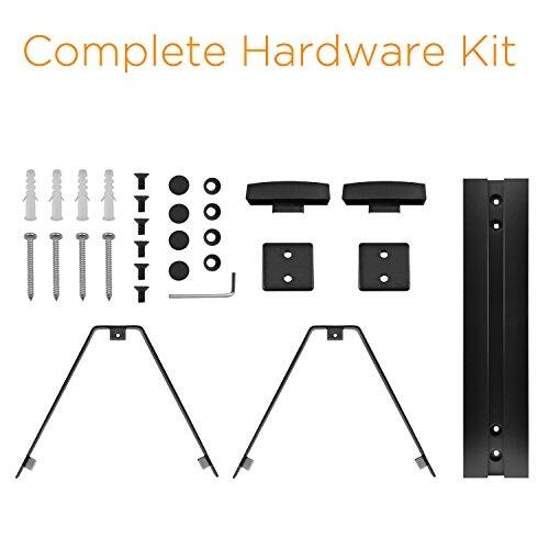 Shop Tv Wall Mount Ematic Wall Mount Kit With 2 Shelves Cable Organization For Dvd Players Dvrs And Console Gaming Systems Overstock 17815539