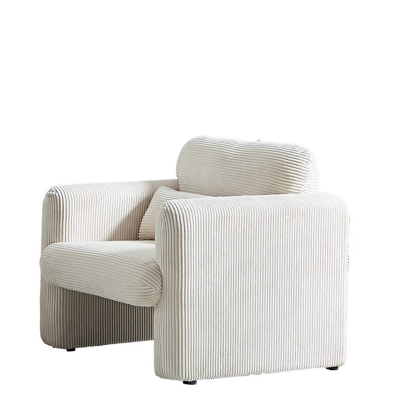 Corduroy Fabric Free Combination Sofa Set w/Support Pillow