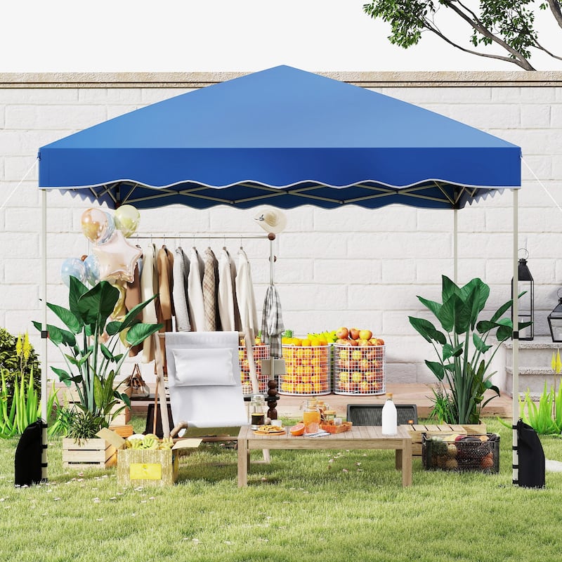 Gymax 10 X 10 FT Pop up Canopy Tent Portable Foldable Patio Shelter w/