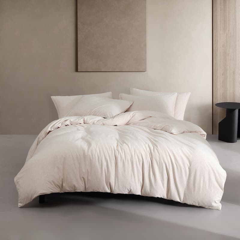 Calvin Klein Modern Cotton Melange Solid Comforter Set - Pink - Queen