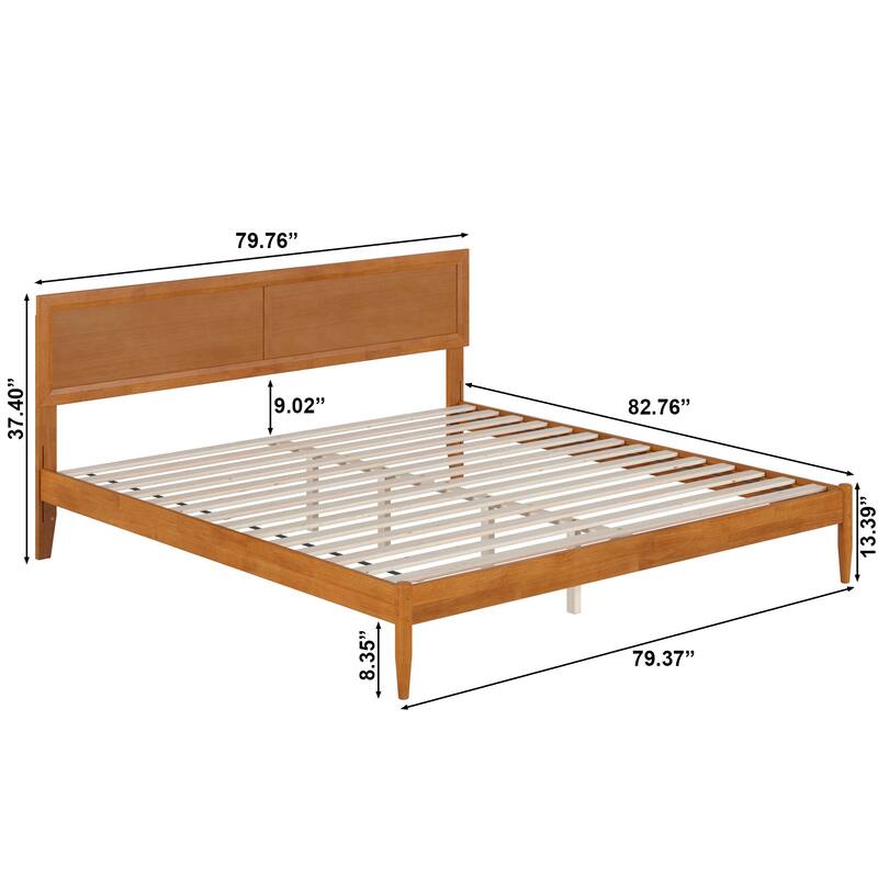 Ellarie Platform Bed with Adjustable Headboard