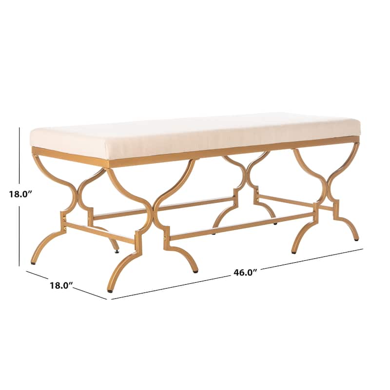 SAFAVIEH Ottilia 46-inch Bench - 46" x 18" x 18" - 46Wx18Dx18H