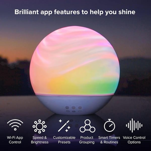 BlissLights H2Orb Indoor/Outdoor LED Glowing Orb Light (IP67