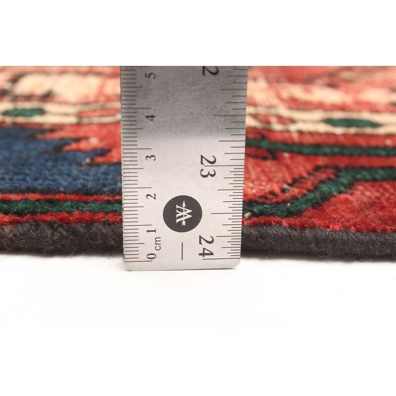 ECARPETGALLERY Hand-knotted Andelz Dark Red Wool Rug - 3'3 x 6'6