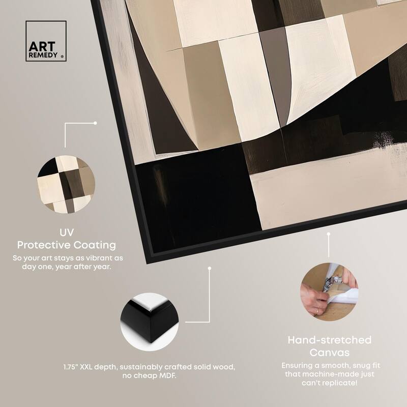 Modern Shapes II Canvas by Art Remedy