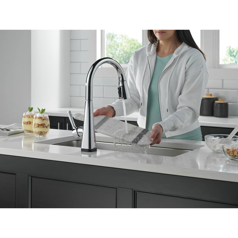 Delta 19802TLZ-DST Lenta 1.8 GPM Single Hole Pull Down Touchless