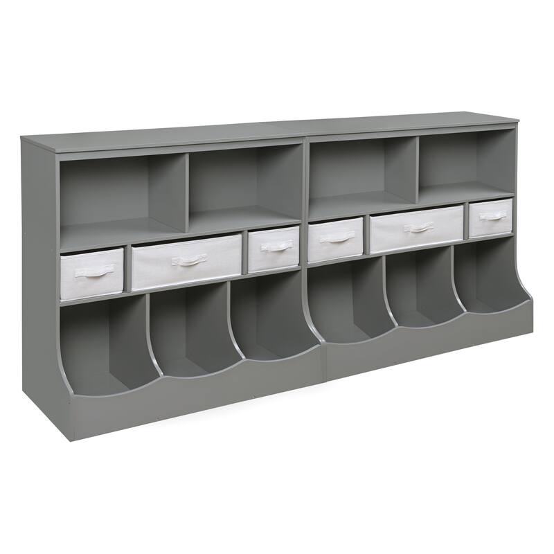 Badger Basket Combo Bin Storage Unit with Three Baskets