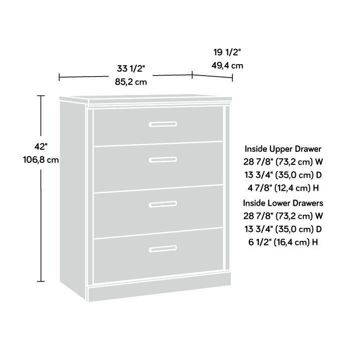 Aspen Post 4-Drawer Chest Pmo