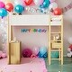 preview thumbnail 21 of 28, Twin Size Teddy FleeceLoft Bed Wood Bed,Storage Shelf, Drawers, and Desk,Convertible Desk,Soft Padding and Plush Fabric,White Natural