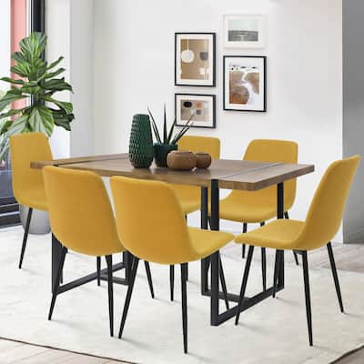 Modern Vintage Rectangle Dining Table - Black