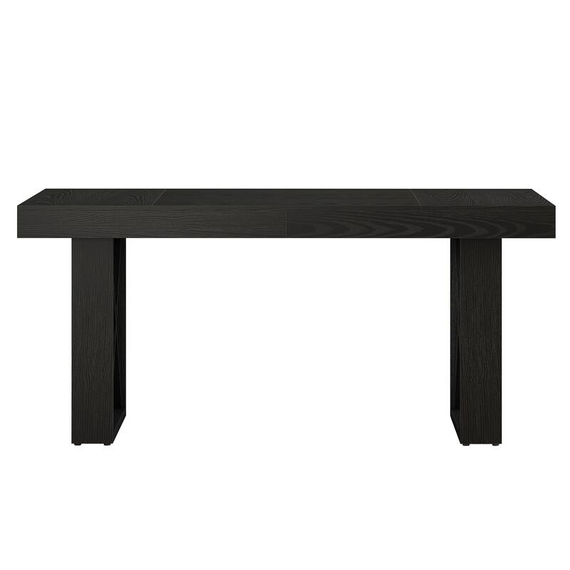 63-Inch Long Wood Computer Desk/Table, Study Writing Gaming Work Executive Desk for Home Office