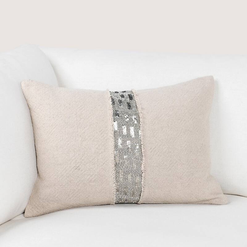 Villa by Classic Home Lira Linen Blend Throw Pillow - 14x20