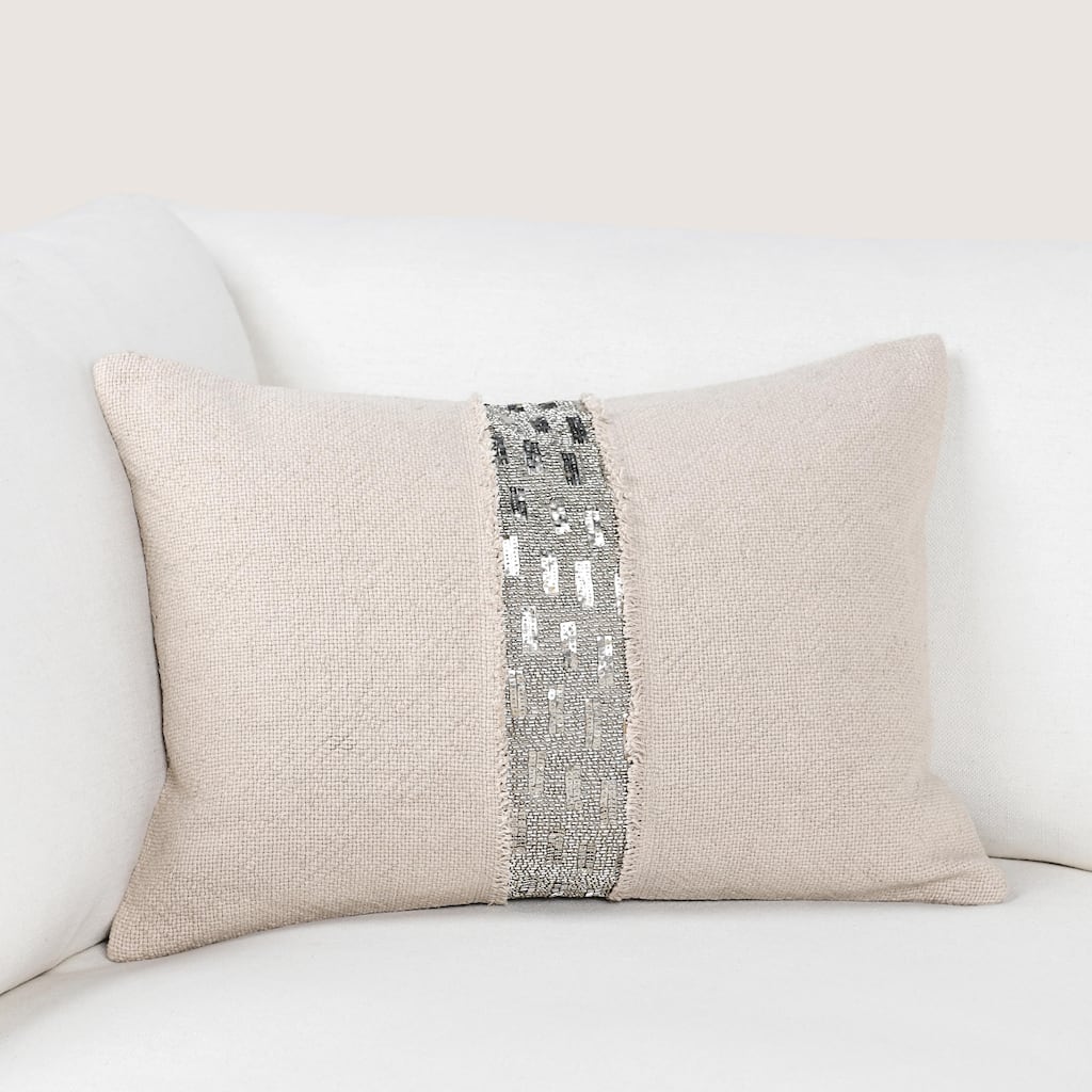 Villa by Classic Home Lira Linen Blend Throw Pillow