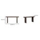 preview thumbnail 18 of 16, NADAAL STUDIOS Brannon, Wooden Console Table - 60"W x15.75"D x30"H