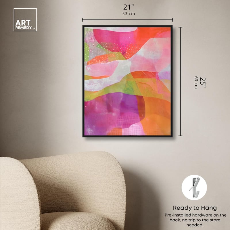 Garnet Gleam I Canvas by Art Remedy