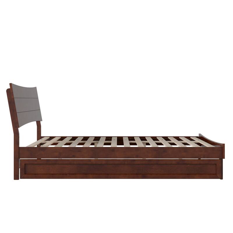 Phoenix Wood Platform Bed with Trundle