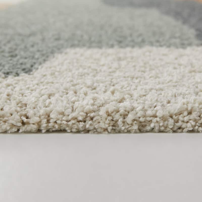 Sean Abstract Shag Area Rug