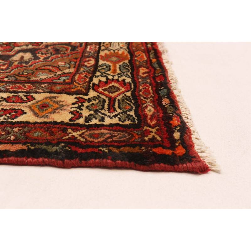 ECARPETGALLERY Hand-knotted Andelz Red Wool Rug - 4'7 x 8'2