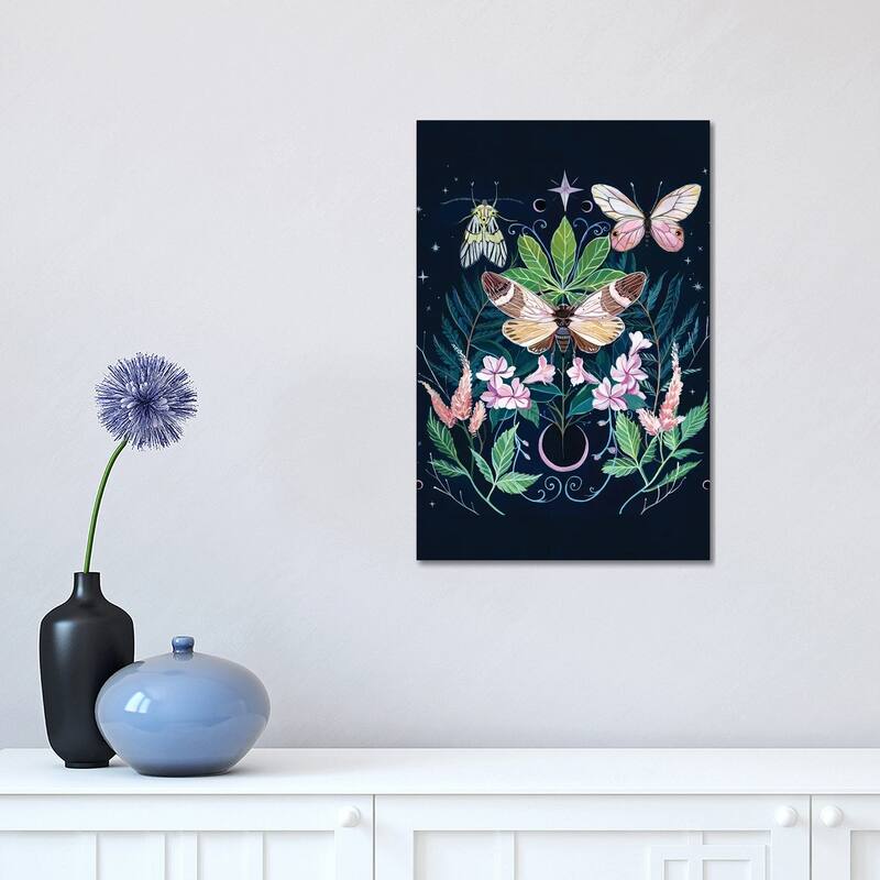 iCanvas "Cicada Moon" by Clara McAllister Canvas Print - 18x12x1.5