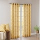 preview thumbnail 41 of 81, Madison Park Westmont Fretwork Print Grommet Top Window Curtain Panel