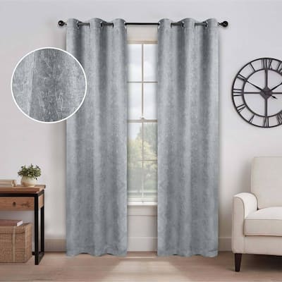 Superior Senna Washable Room Darkening Curtains, Set of 2 Panels