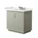 Option Light Green / White Quartz Top / Brushed Nickel
