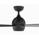 preview thumbnail 4 of 9, Fanimation Kwad 52 inch Indoor Ceiling Fan with LED Light Kit and Remote - Black
