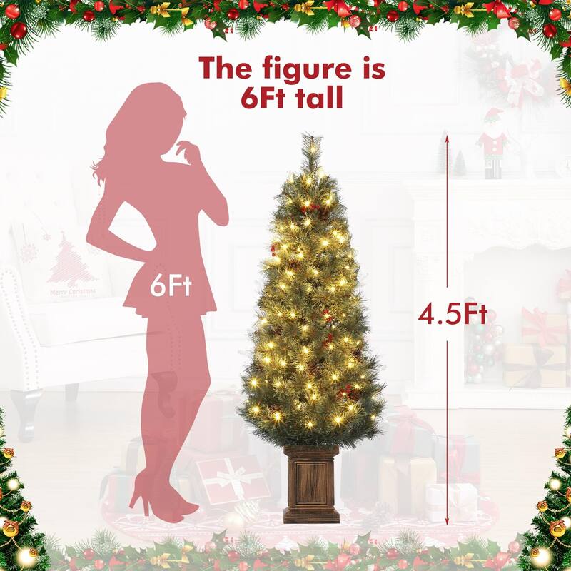 4.5ft Artificial Christmas Tree - 4.5 Foot