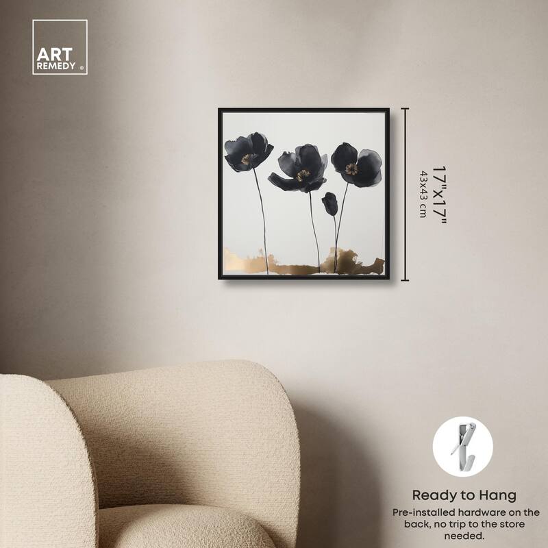 Nocturnal Flowers I Canvas by Art Remedy