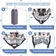 preview thumbnail 7 of 28, Costway Portable Baby Playard Nursery Center Crib with Hanging Toys & - See Details