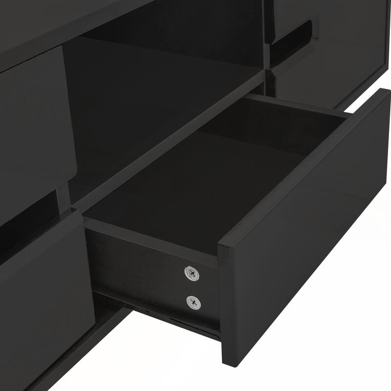 Modern High Glossy Rectangle Coffee Table