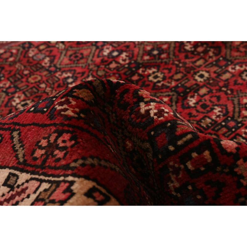 ECARPETGALLERY Hand-knotted Andelz Red Wool Rug - 3'8 x 10'3