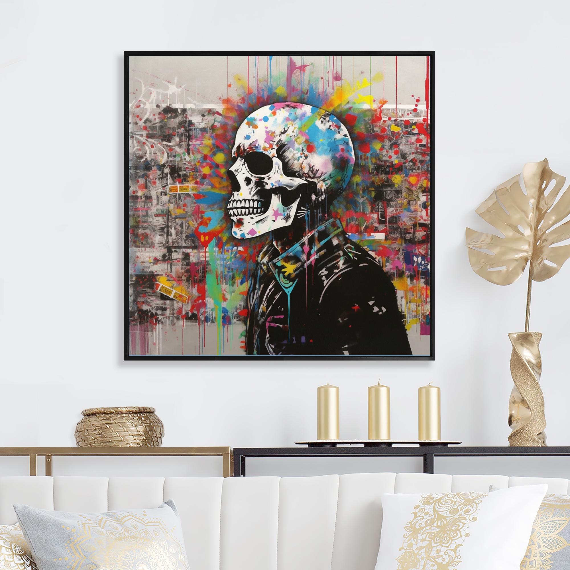 Phonk style skull