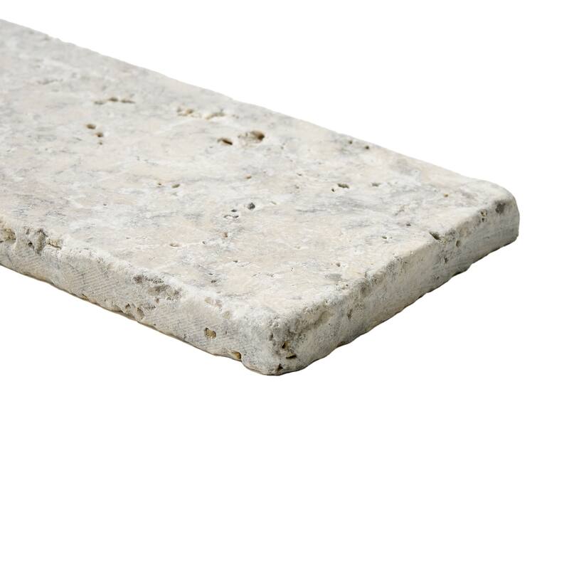 Ivory Travertine 3" x 6" Tumbled Tile