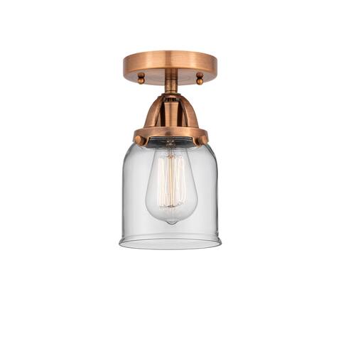 Innovations Lighting Nouveau 2 Bell - 1 Light 5" Semi-Flush Mount
