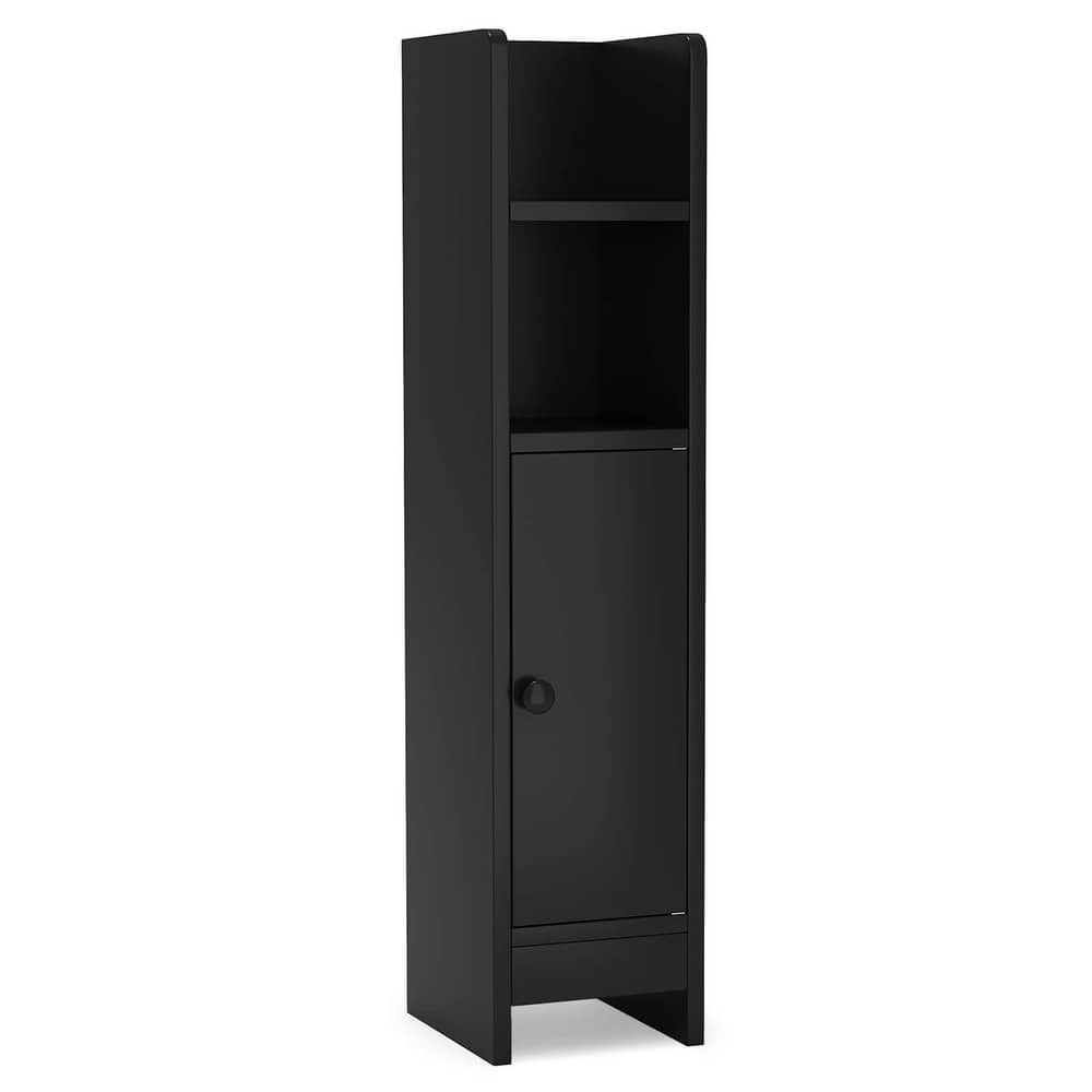 Costway Bathroom Storage Cabinet with Adjustable Shelf 1 Door & 2 Open - See Details