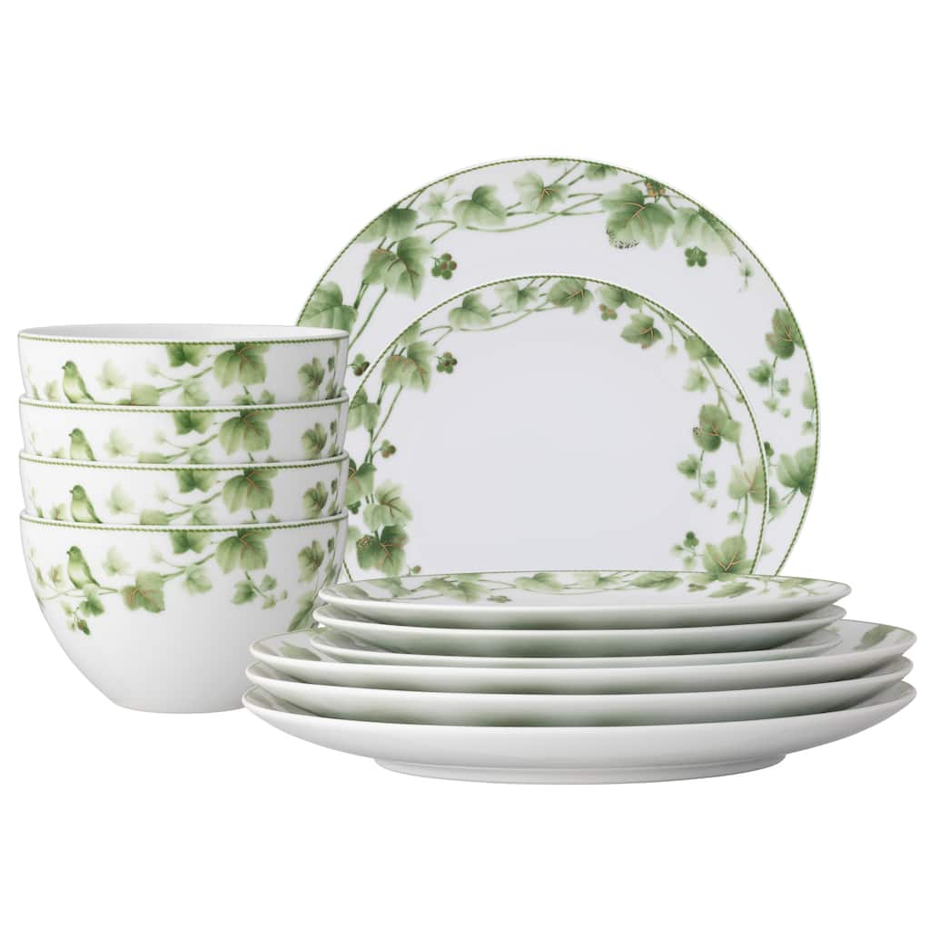 Ivy Whisper 12-Piece Dinnerware Set, Service for 4