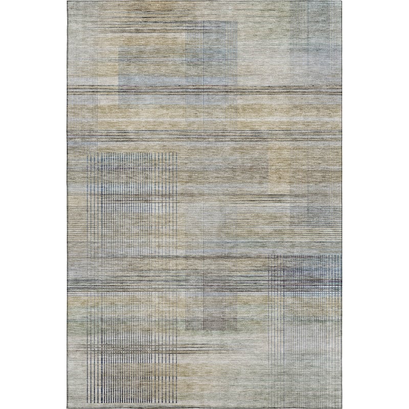 Premium Washable Super Soft Modern Criss Cross Mayfield Rug