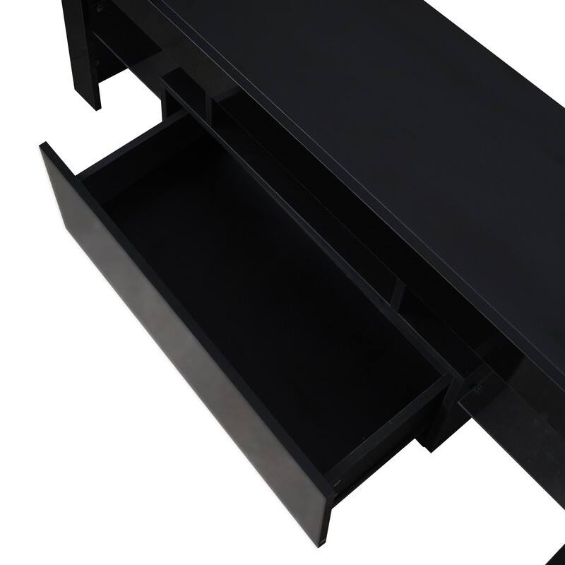 Entertainment TV Stand, Large TV Stand TV Base Stand with LED Light TV Cabinet