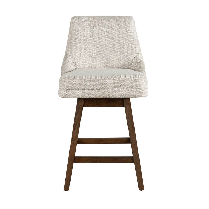 Branson Modern Bar Stool, Upholstered Counter Stool with Solid Wood Frame