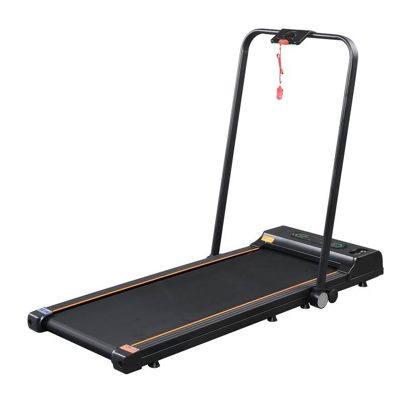 2 in 1 Folding Treadmill, Under Desk Electric Treadmill